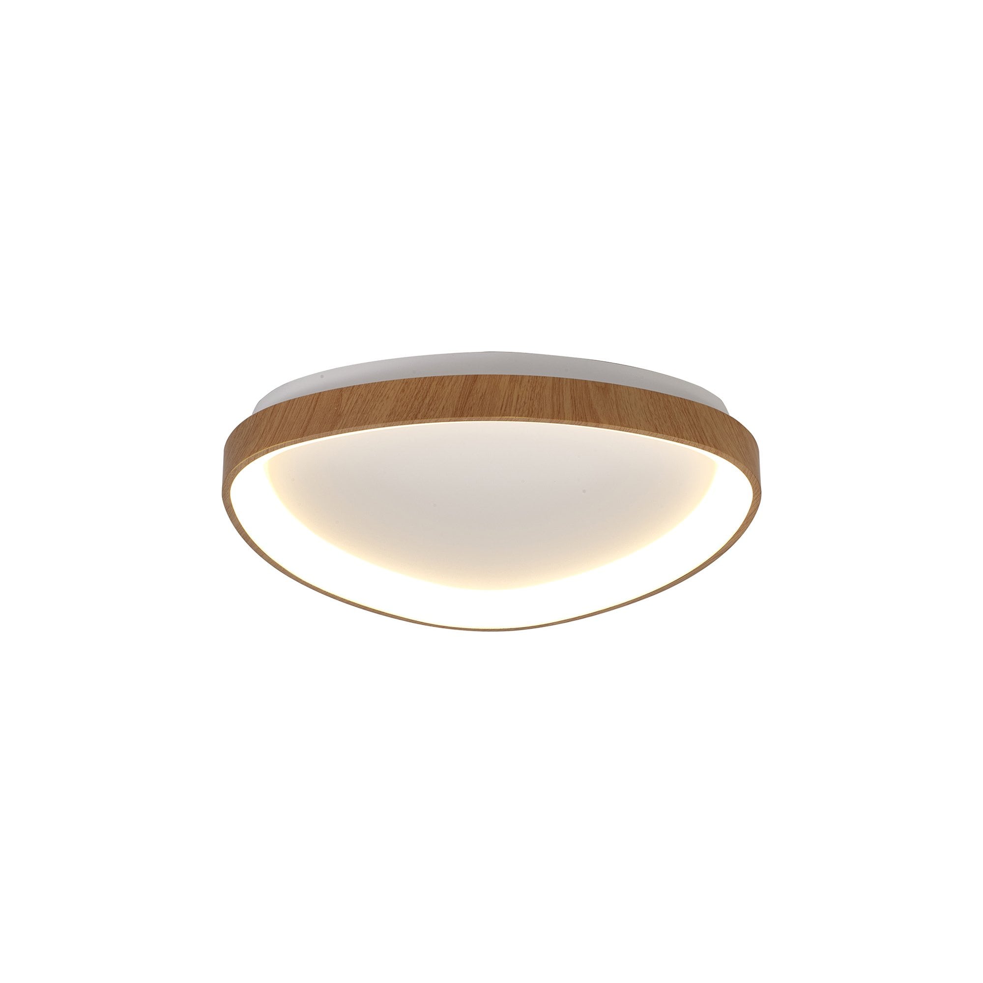Mantra Niseko II 42cm Triangular Ceiling Light - Wood