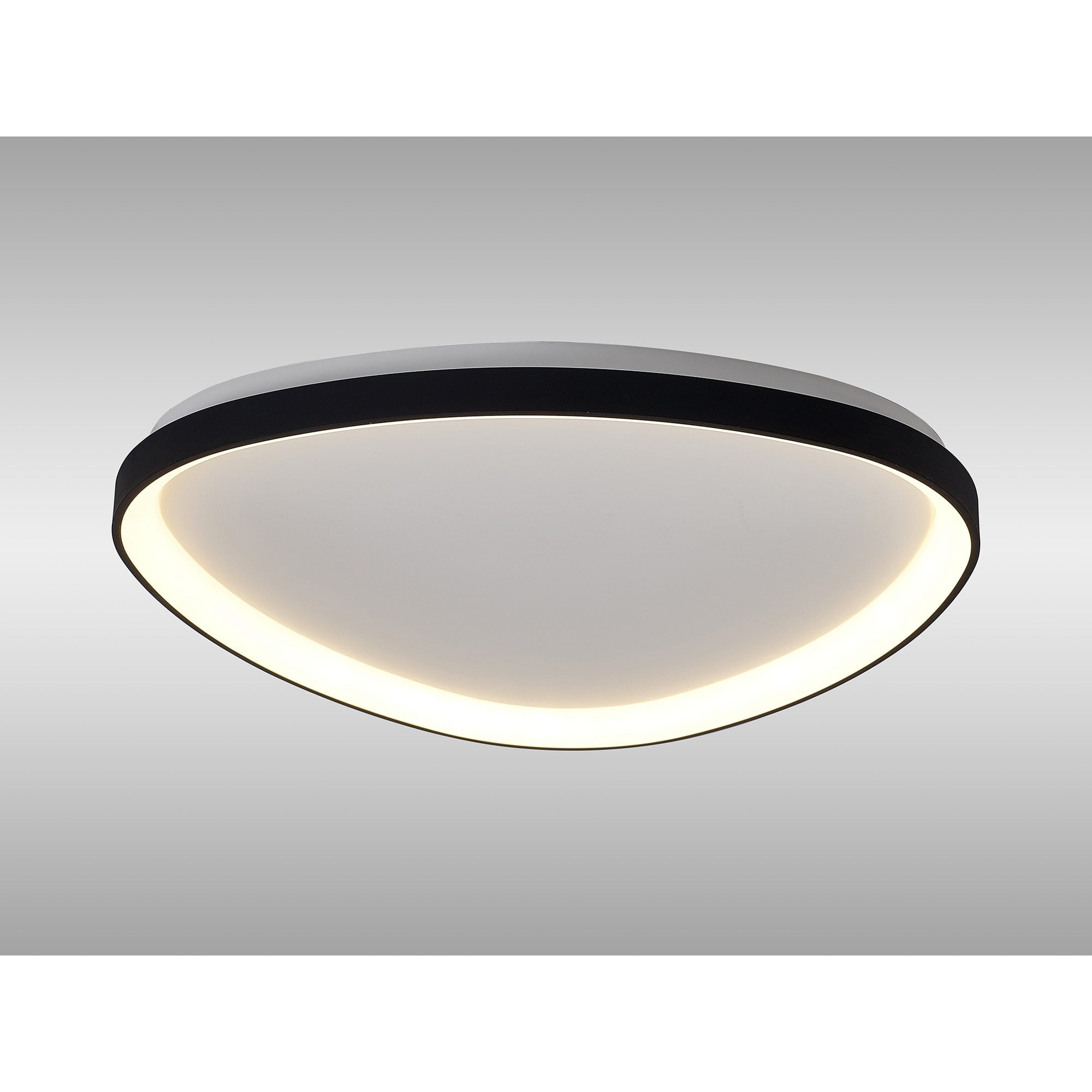 Mantra Niseko II 61cm Triangular Ceiling Light - Black