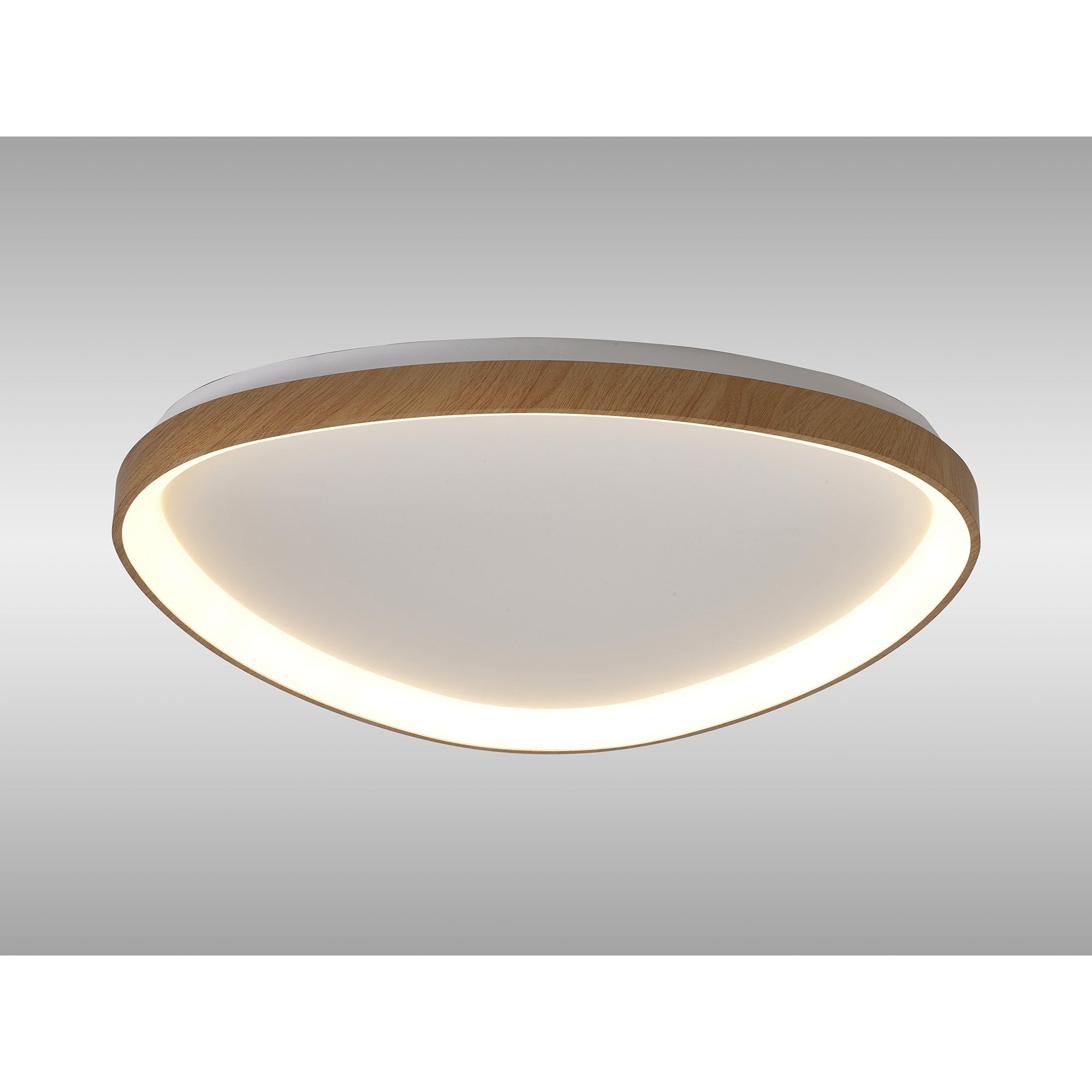Mantra Niseko II 61cm Triangular Ceiling Light - Wood