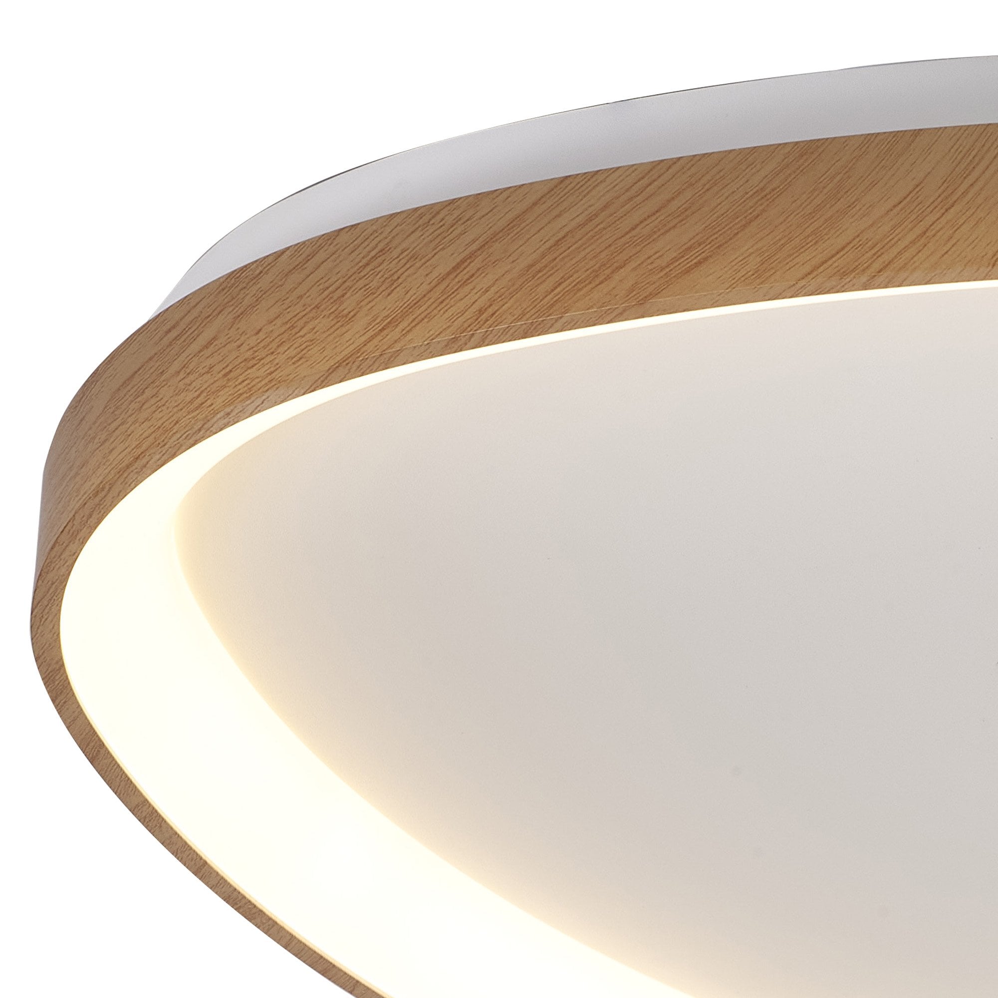 Mantra Niseko II 61cm Triangular Ceiling Light - Wood