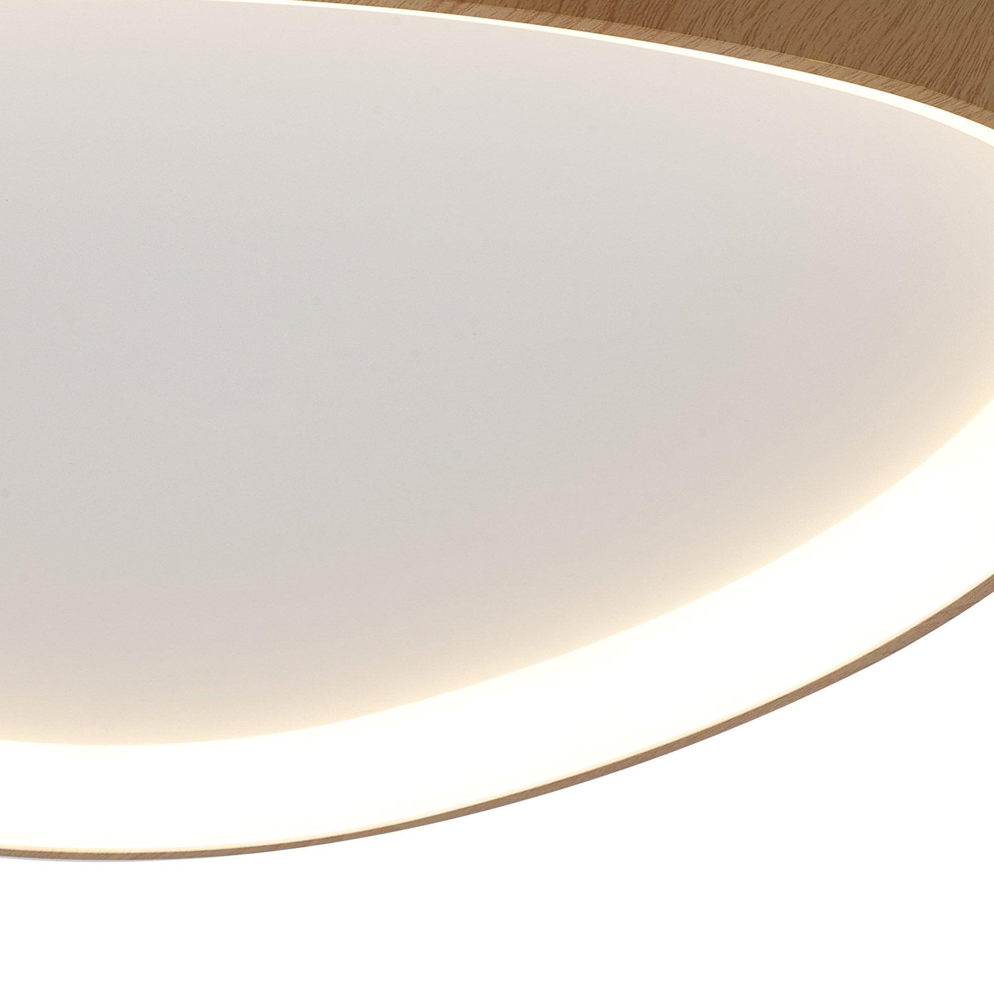 Mantra Niseko II 61cm Triangular Ceiling Light - Wood