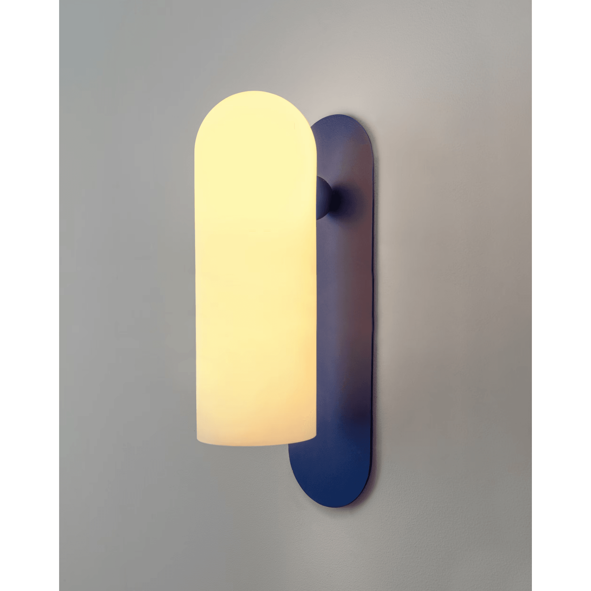Schwung Odyssey Santorini Large Single Wall Sconce Light - Opal Mat Glass