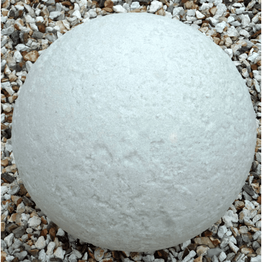 Stone Globe Spherical Garden Light - Limestone - Low Voltage