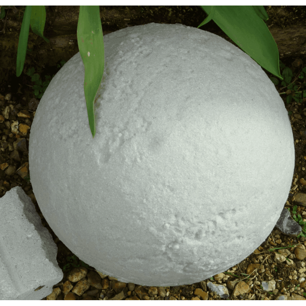 Stone Globe Spherical Garden Light - Portland Stone - Low Voltage