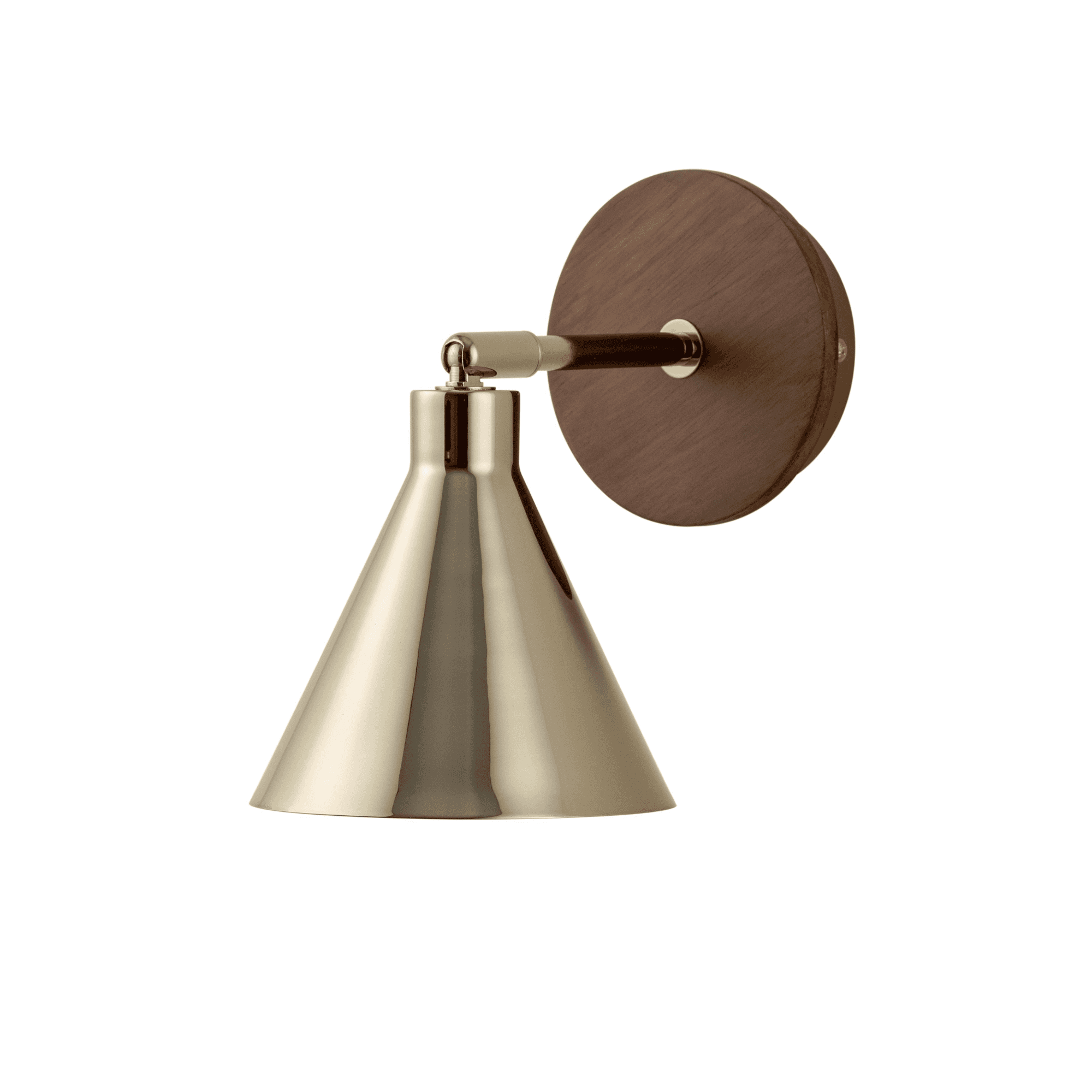 houseof. Cone Wall Light - Brass
