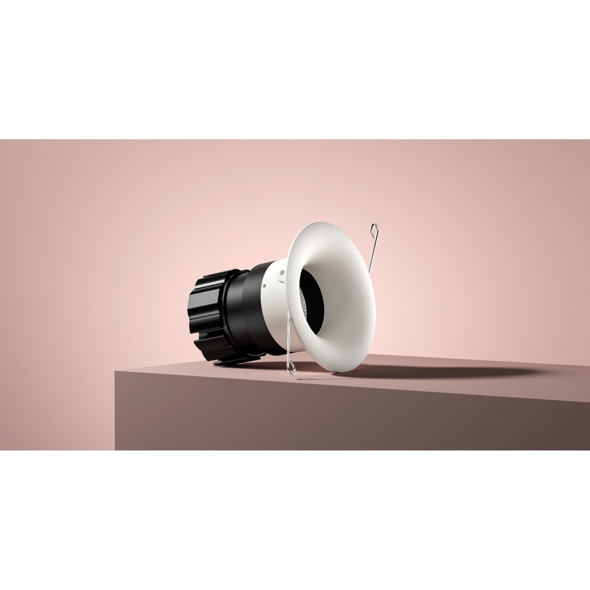 Orluna Curve Recessed Fixed Downlight - Low Glare Darklighter