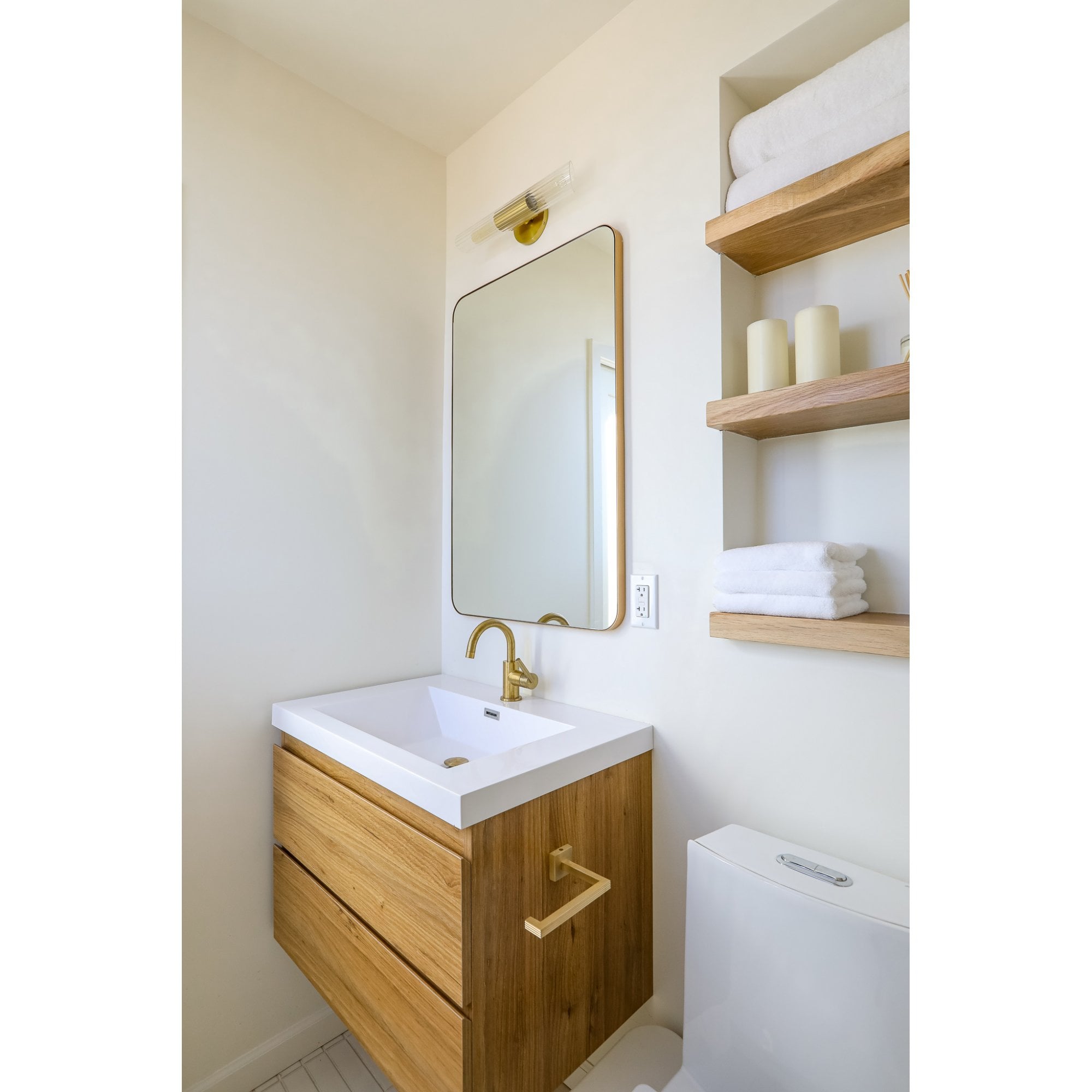 Mitzi Cecily 2 Light Small Wall Sconce Light - Aged Brass