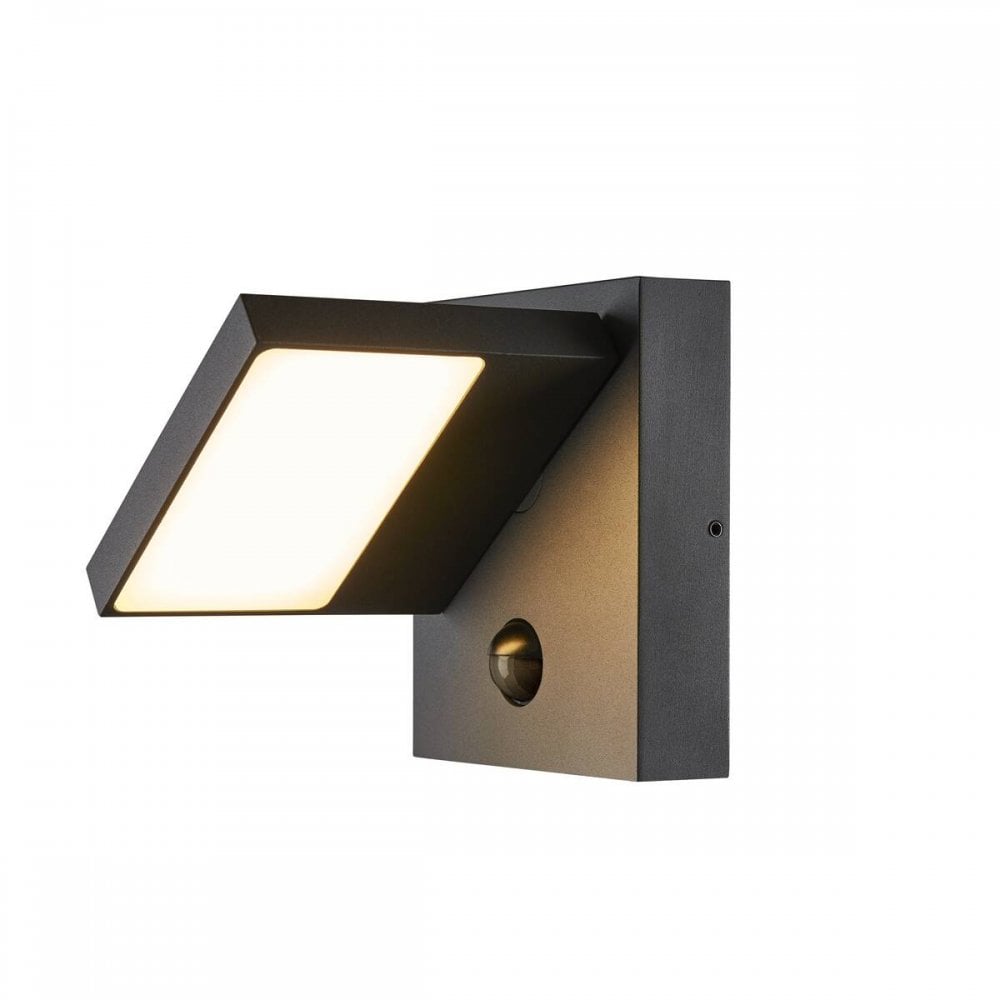 SLV Abridor Outdoor LED Wall Light with Sensor - Anthracite - Mains