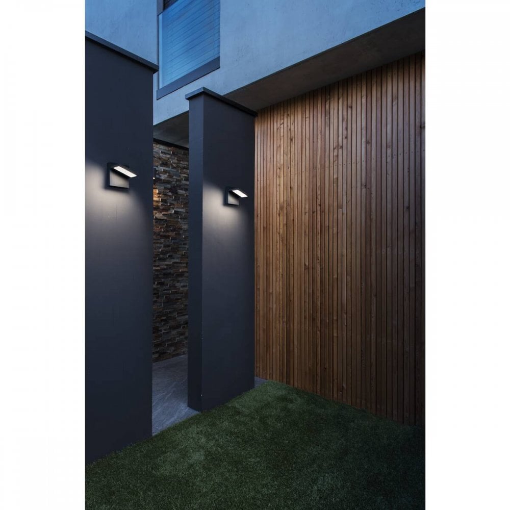 SLV Abridor Outdoor LED Wall Light - Anthracite - Mains