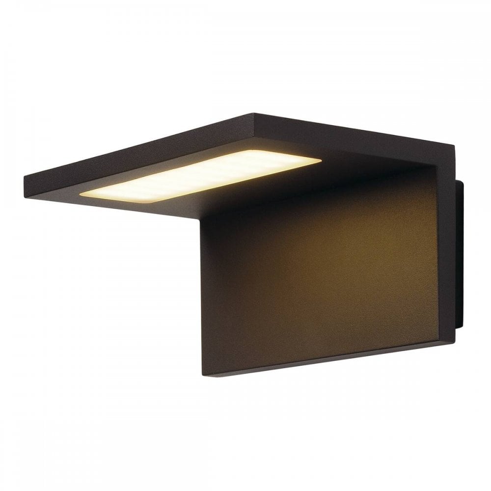 SLV Angolux Outdoor LED Wall Light - Anthracite - Mains