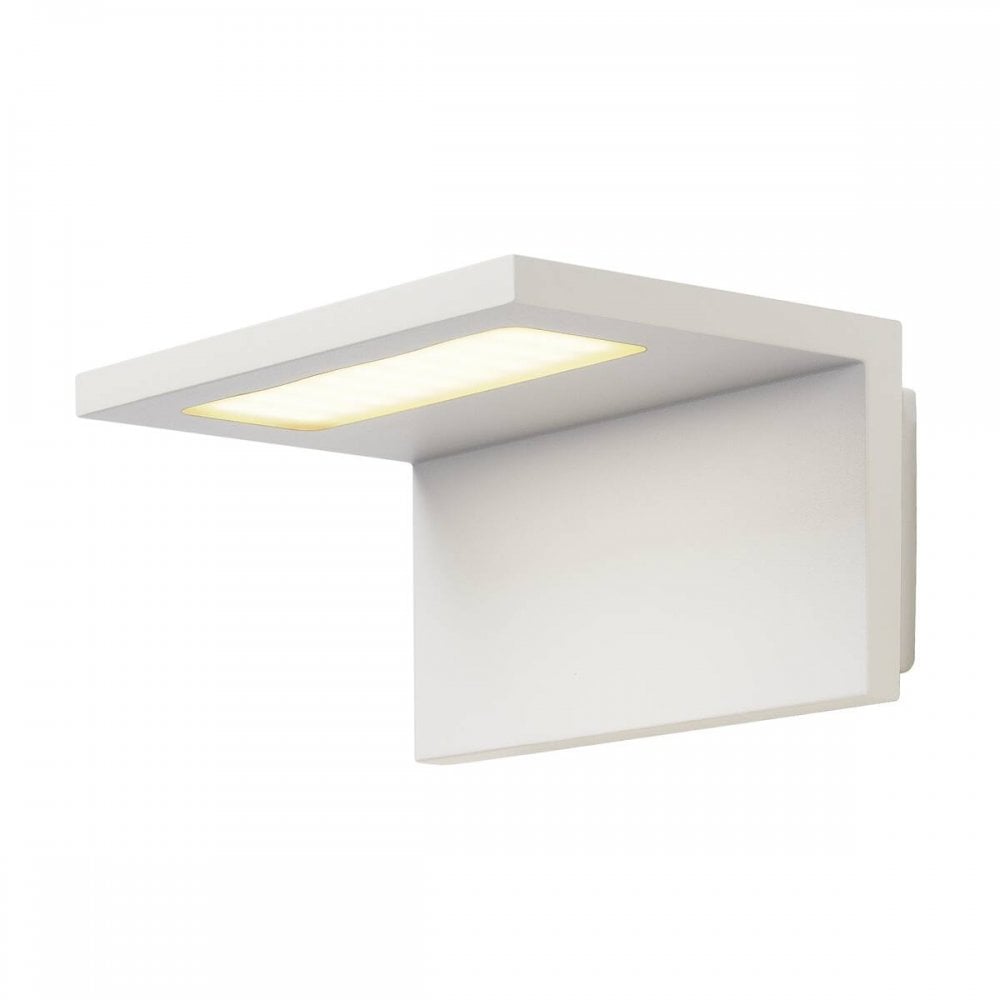 SLV Angolux Outdoor LED Wall Light - White - Mains