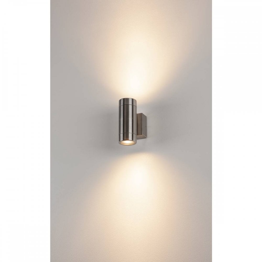 SLV Astina Steel Outdoor Wall Light - Stainless Steel 304 - Mains