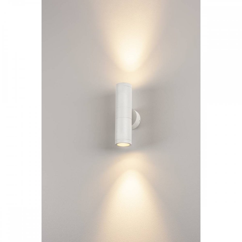 SLV Astina Up & Down Outdoor Wall Light - White - Mains