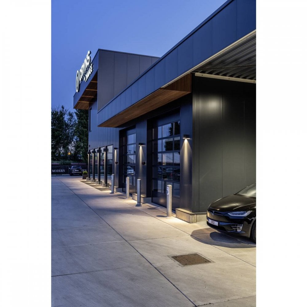 SLV Big Theo Outdoor Beam Up/Flood Down LED Wall Light - Anthracite - Mains