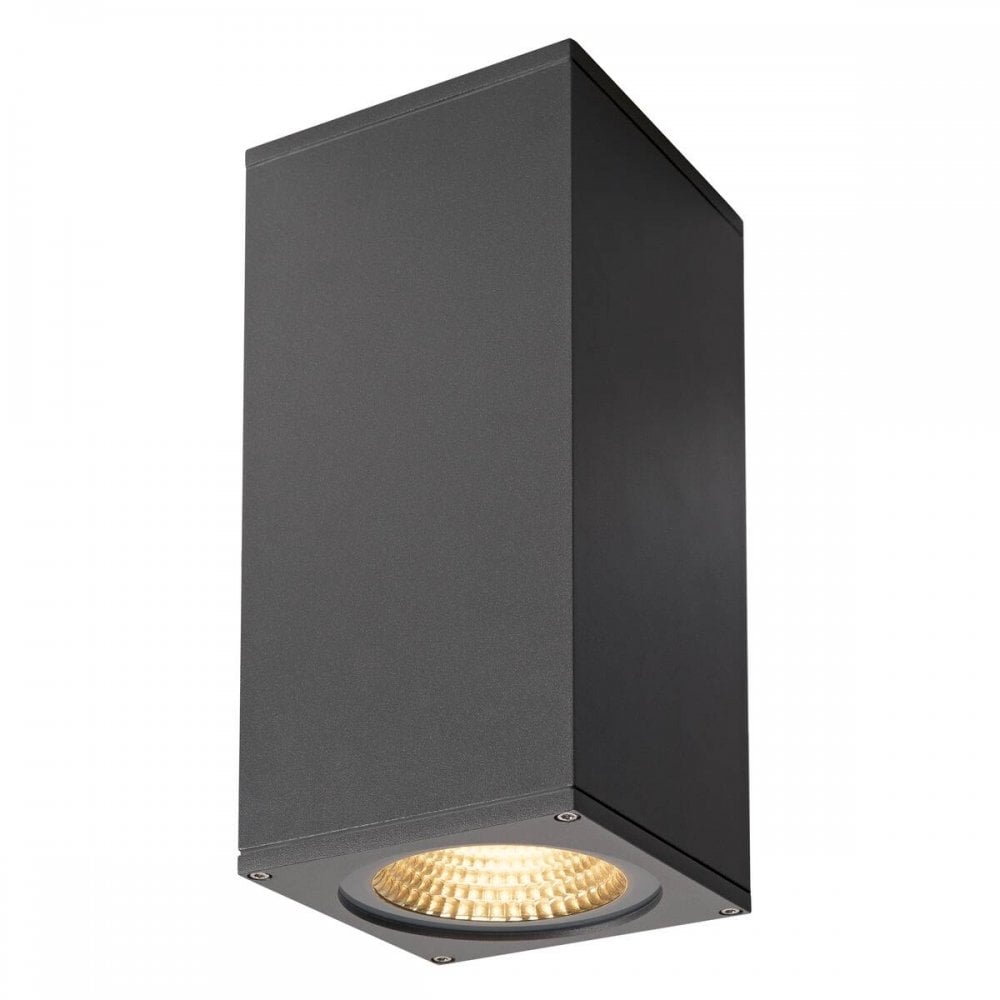 SLV Big Theo Outdoor Flood Up/Down LED Wall Light - Anthracite - Mains