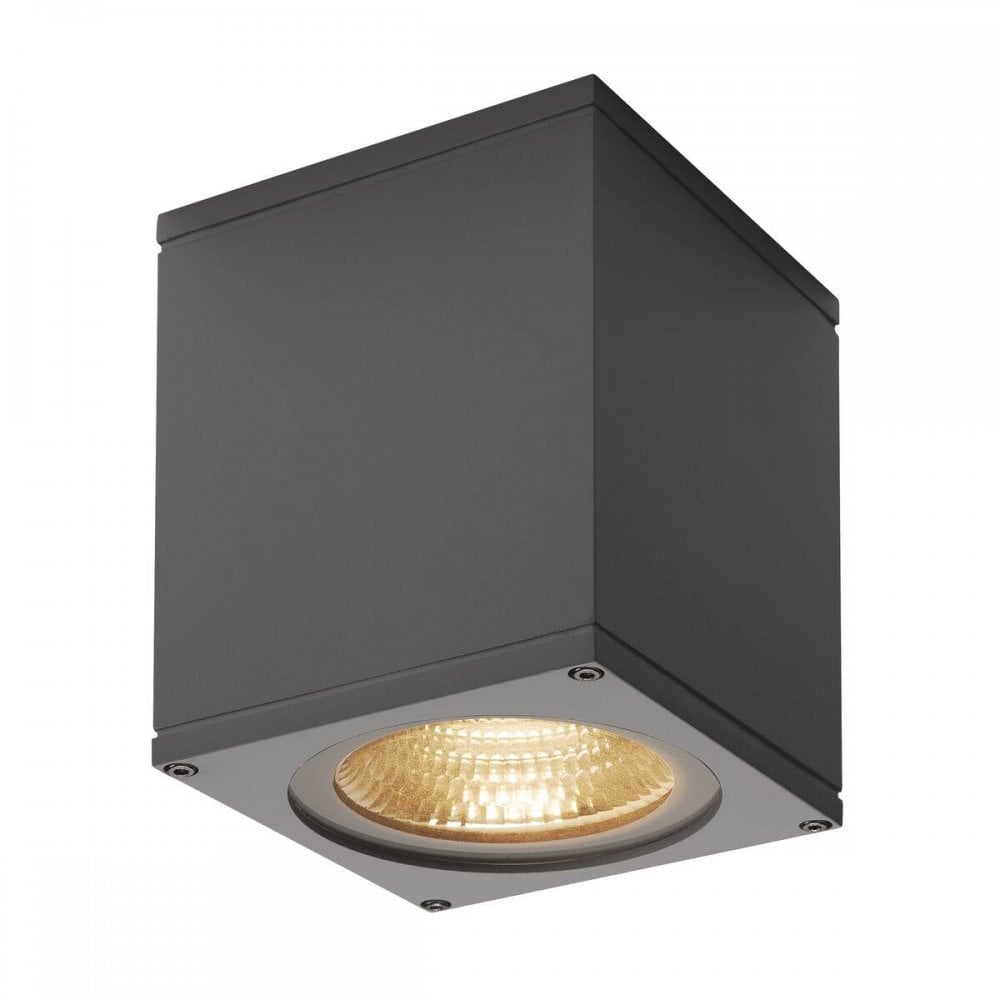 SLV Big Theo Outdoor Flood Down LED Wall Light - Anthracite - Mains