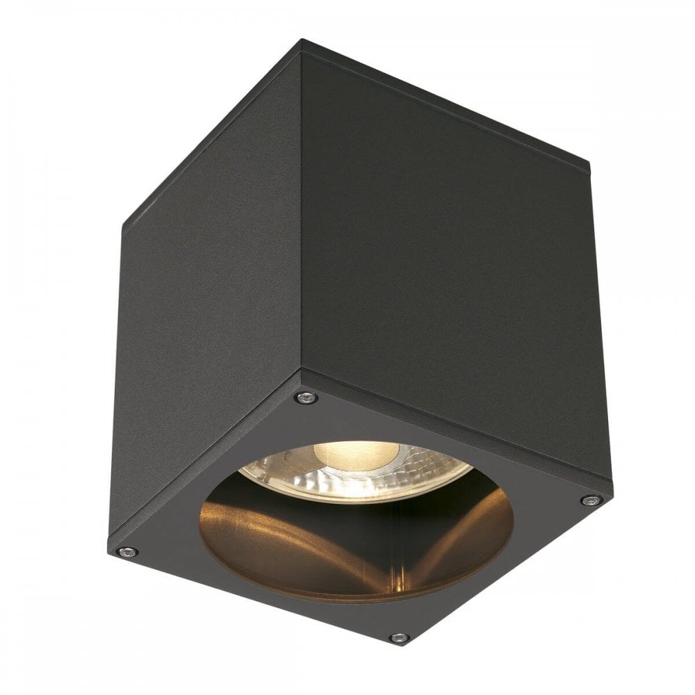 SLV Big Theo Outdoor Ceiling Light - Anthracite - Mains