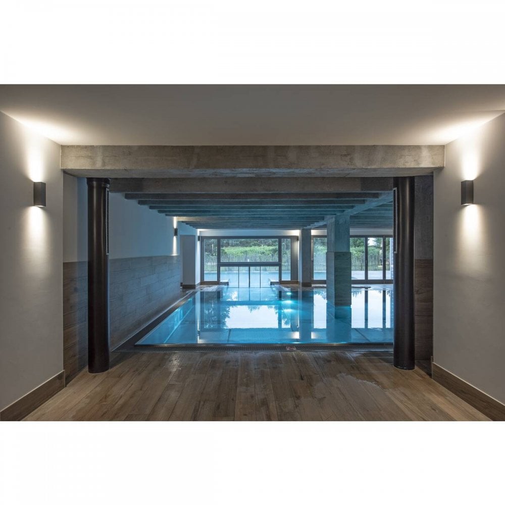 SLV Big Theo Outdoor Up/Down Wall Light - Anthracite - Mains