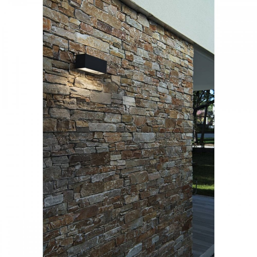 SLV Box Outdoor Up/Down Wall Light - Anthracite - Mains
