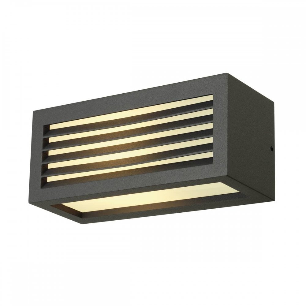 SLV Box-L Outdoor Wall Light - Anthracite - Mains