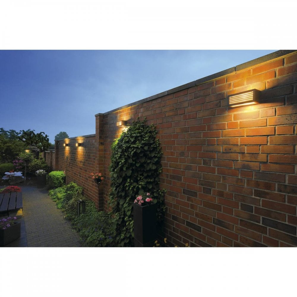 SLV Box-L Outdoor Wall Light - Rust - Mains