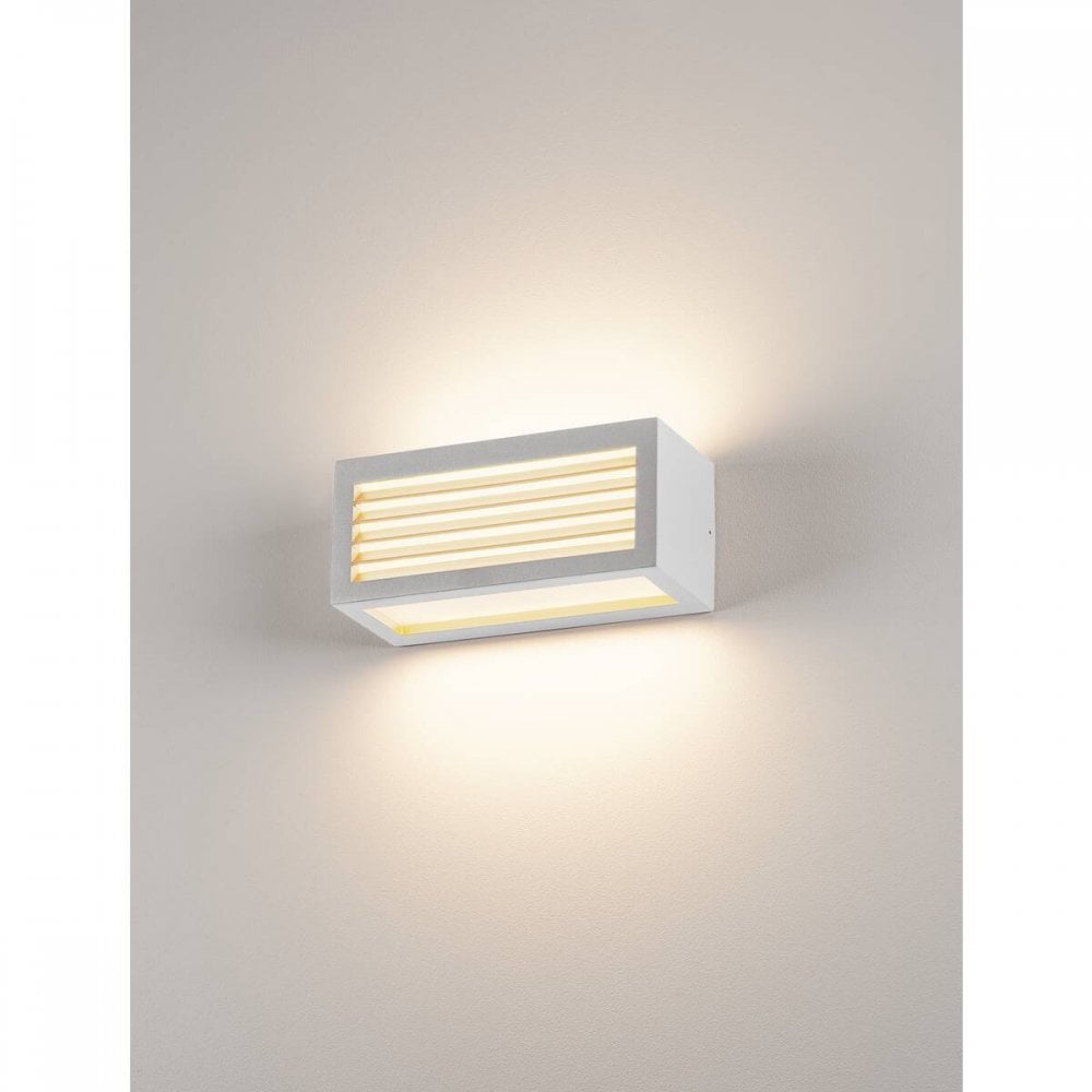 SLV Box-L Outdoor Wall Light - White - Mains