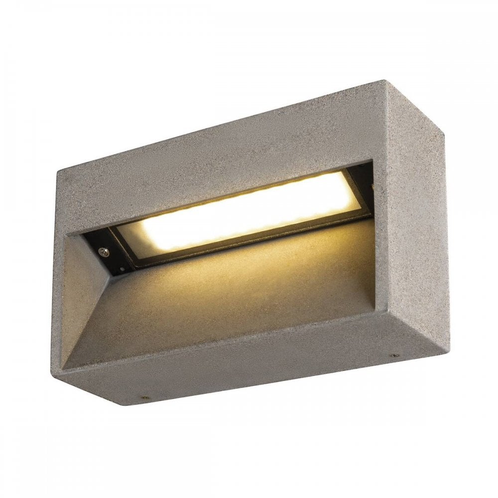 SLV Concreto L Wall Light - Grey - Mains