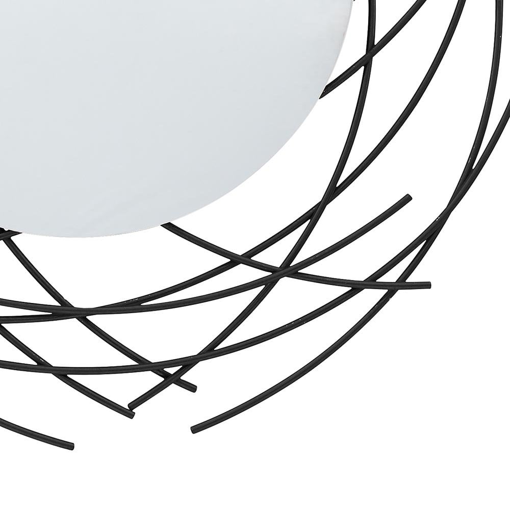 Mura Orrong Round Wall Mirror - Matt Black