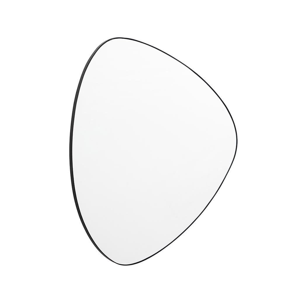 Mura Loftus Large Reuleaux Wall Mirror - Matt Black