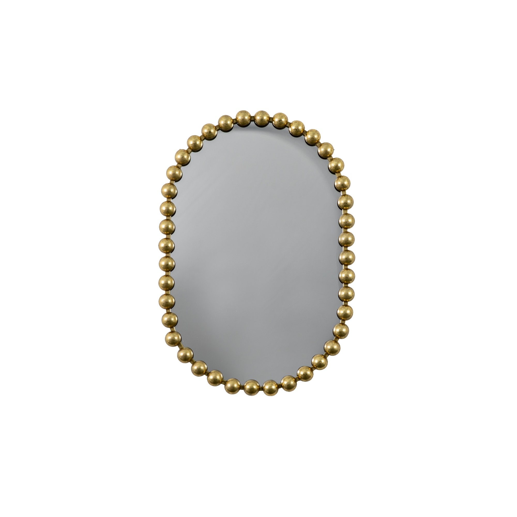 Mura Hayman Ellipse Wall Mirror - Aged Gold