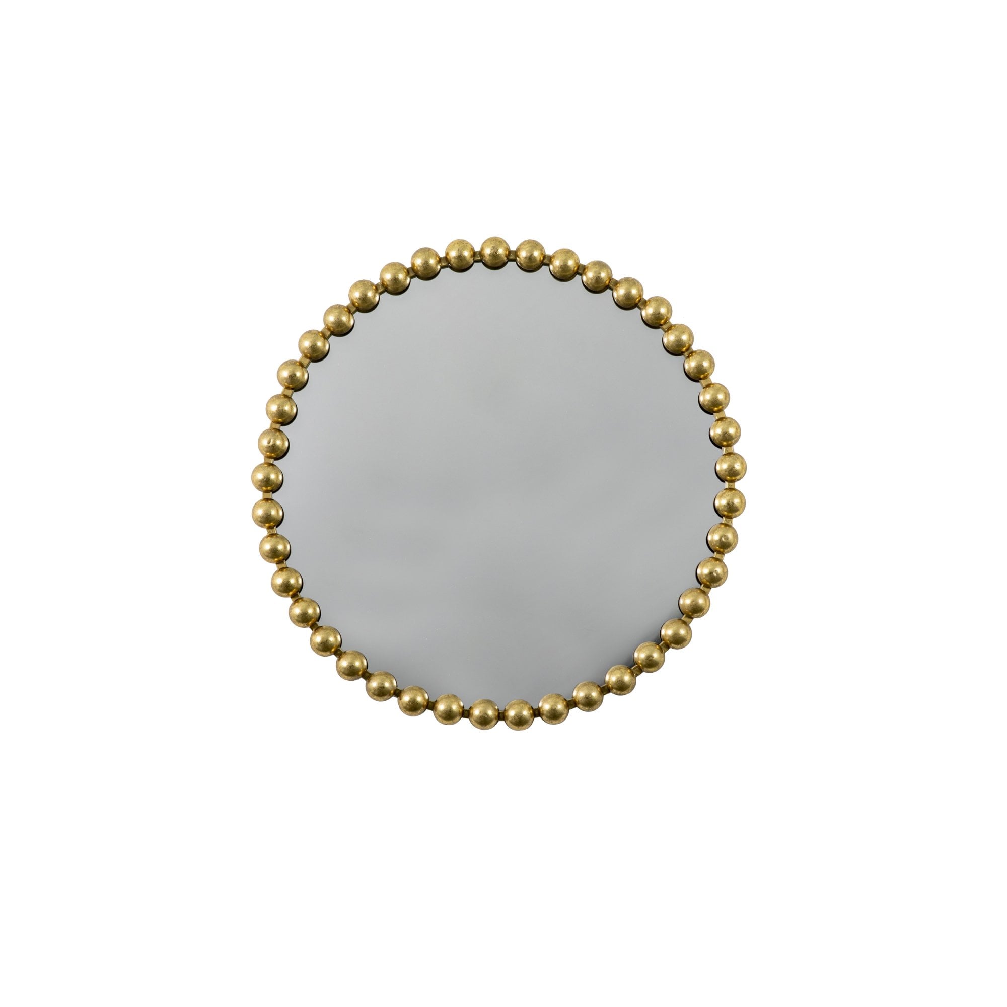 Mura Hayman Round Wall Mirror - Aged Gold