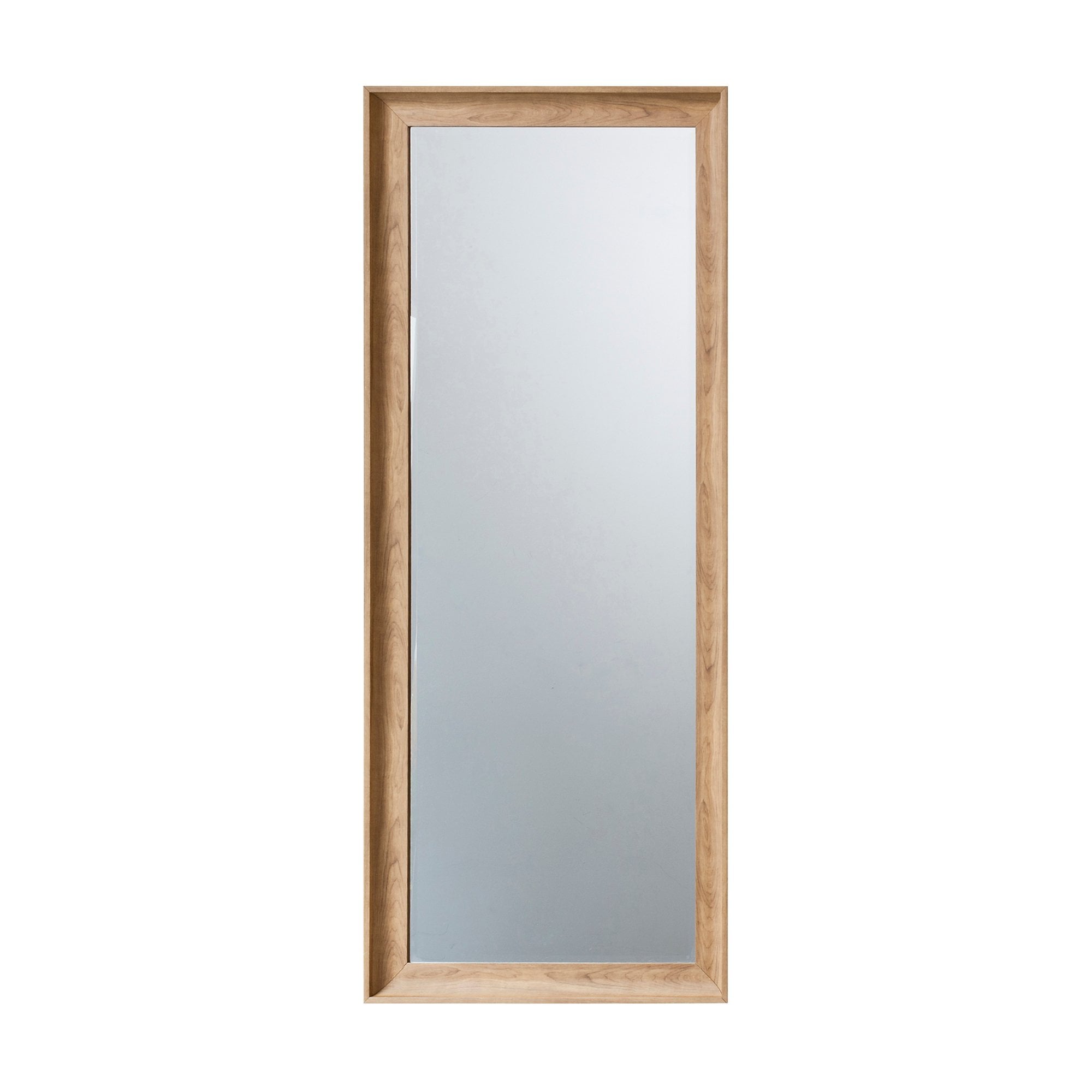 Mura Royal Full Length Leaner Mirror - Oak Effect Wood