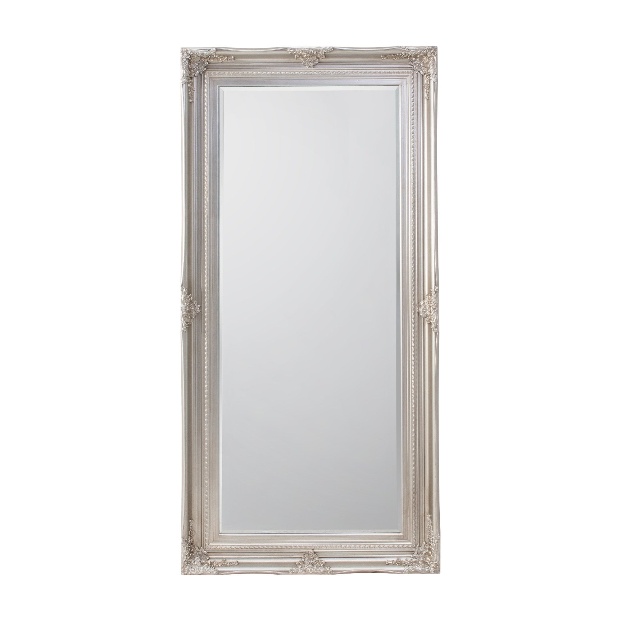 Mura Kenwick Full Length Leaner Mirror - Silver Leaf
