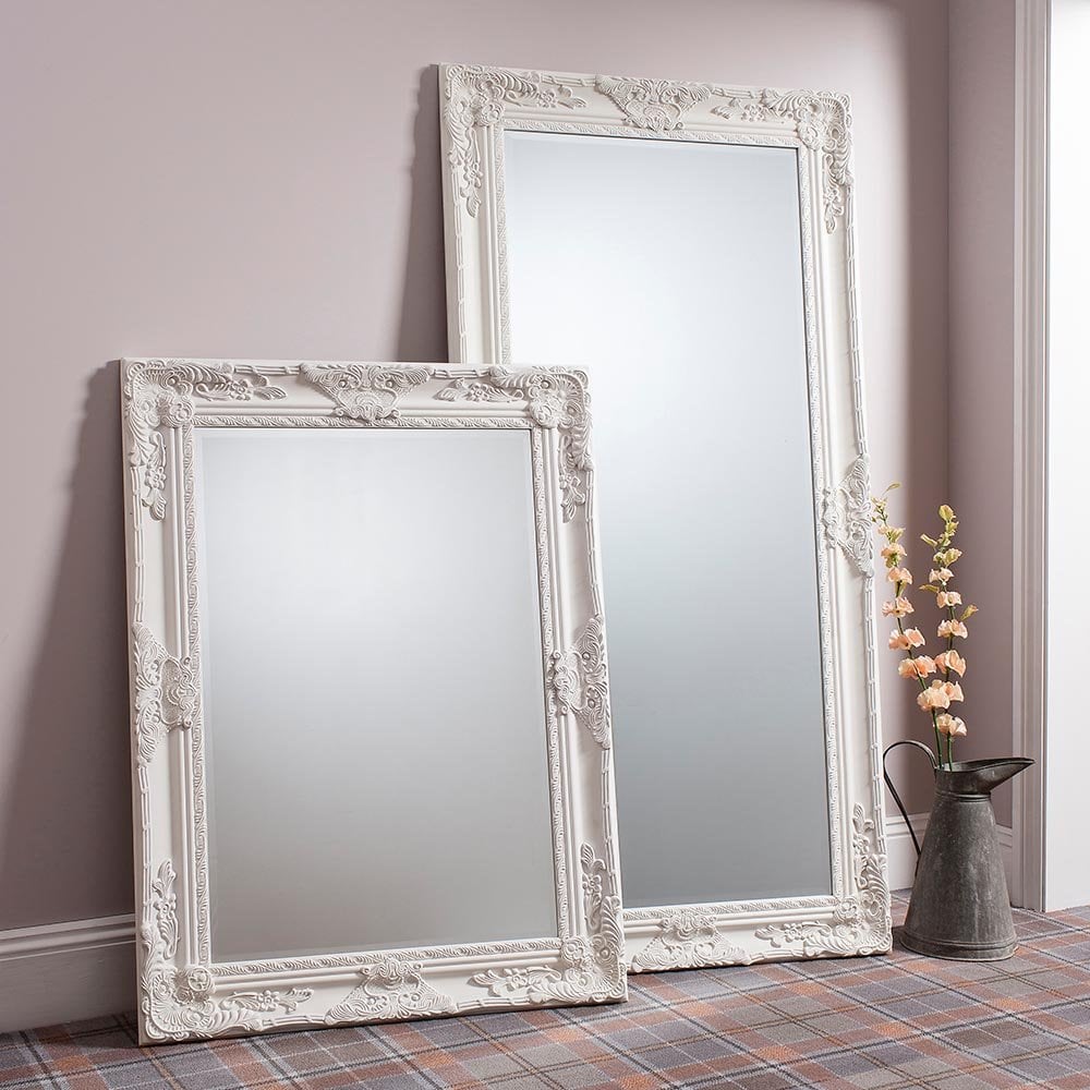 Mura Kenwick Full Length Leaner Mirror - Matt Cream