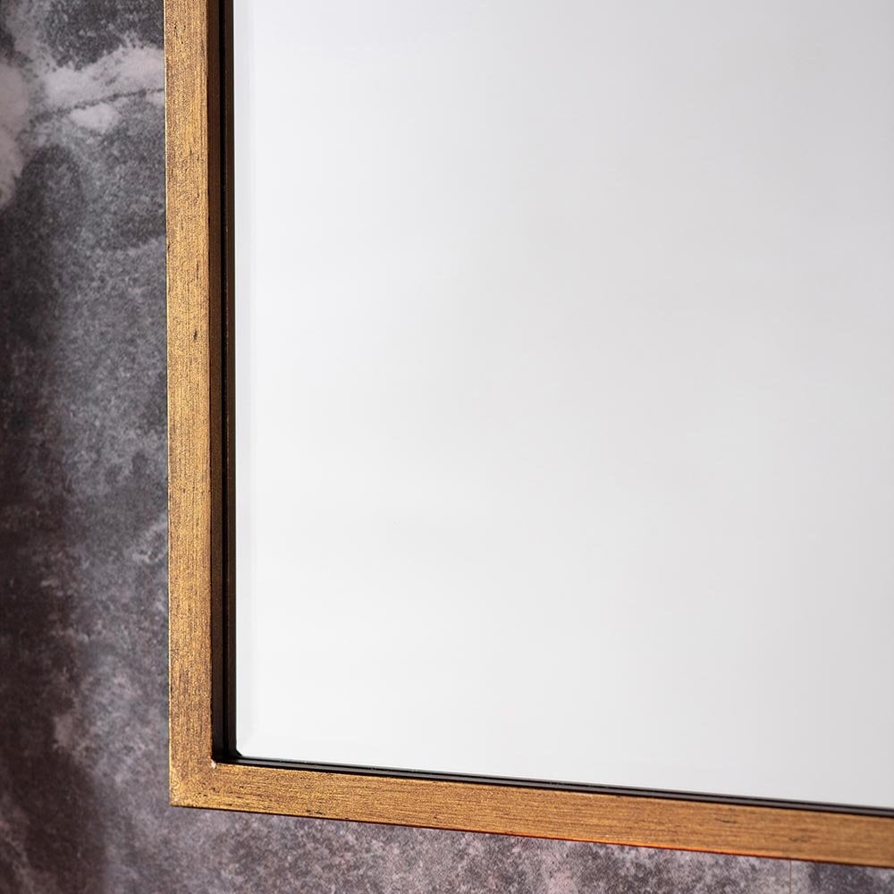 Mura Oxford Tall Arch Full Length Wall Mirror - Antique Gold