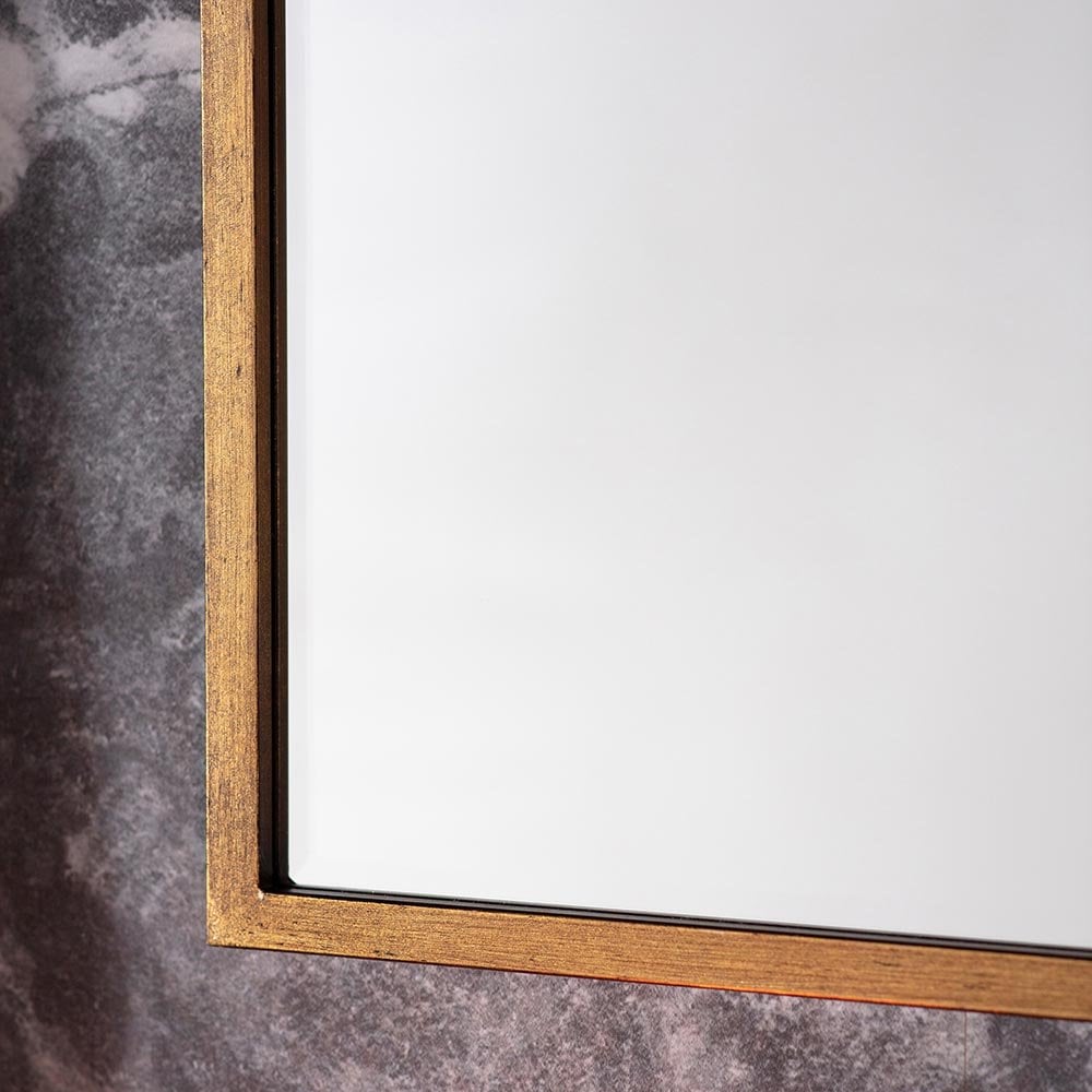 Mura Oxford Medium Arch Wall Mirror - Antique Gold