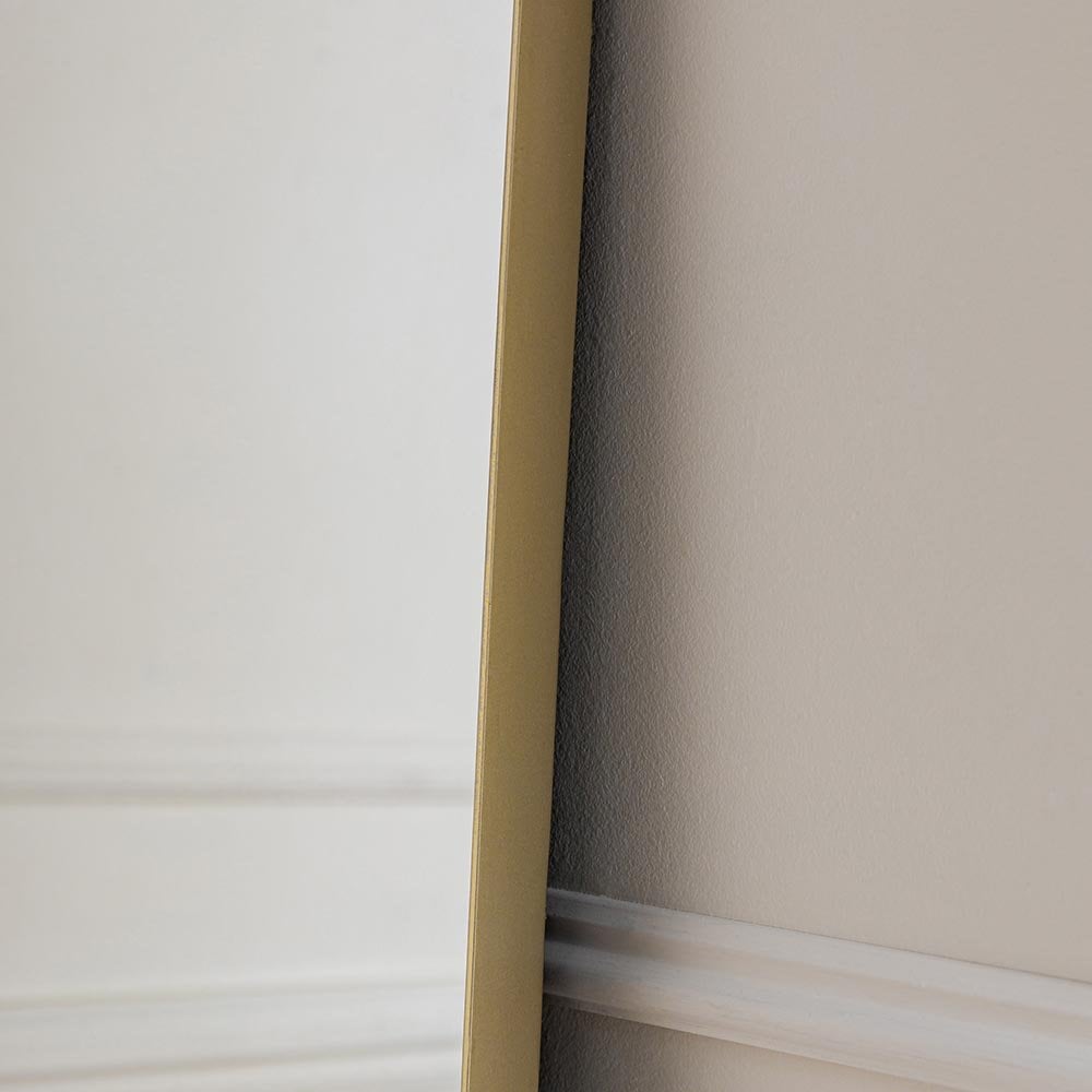 Mura Albert Arch Full Length Leaner Mirror - Champagne Gold Paint