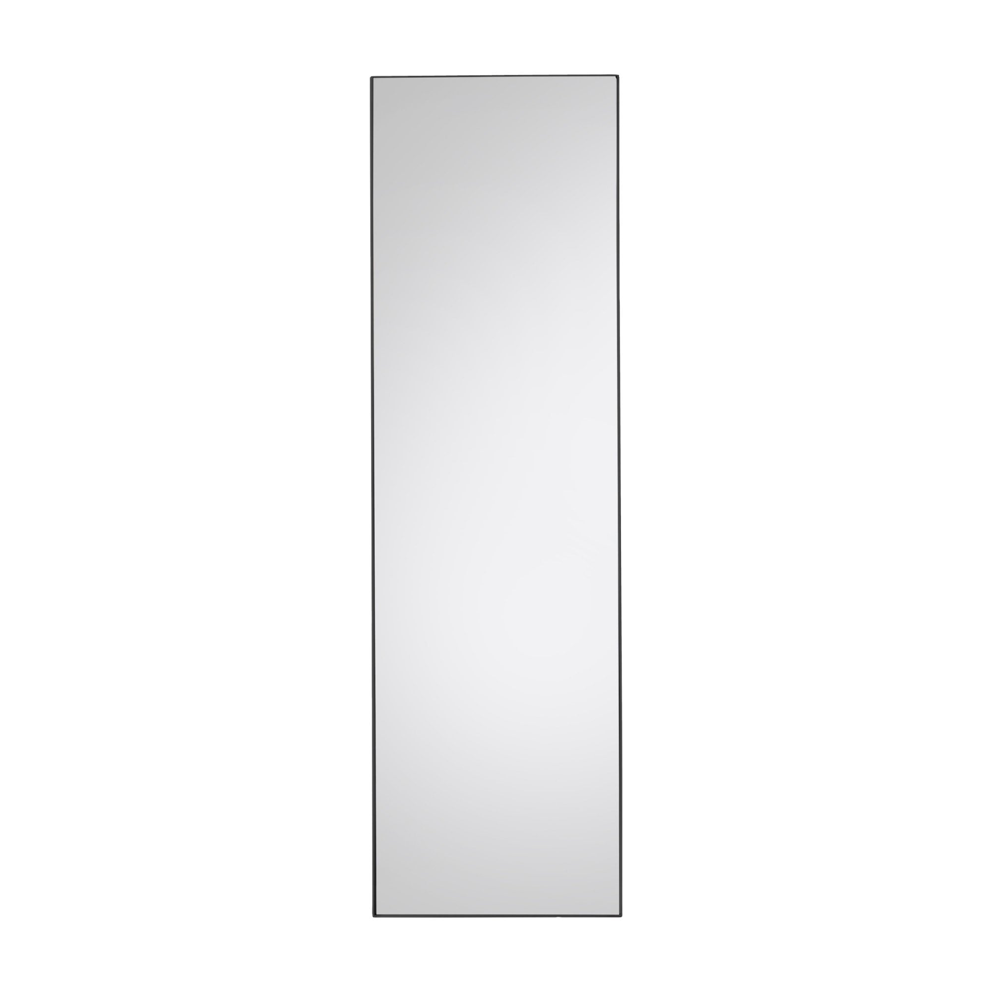 Mura Albert Rectangle Full Length Leaner Mirror - Matt Black