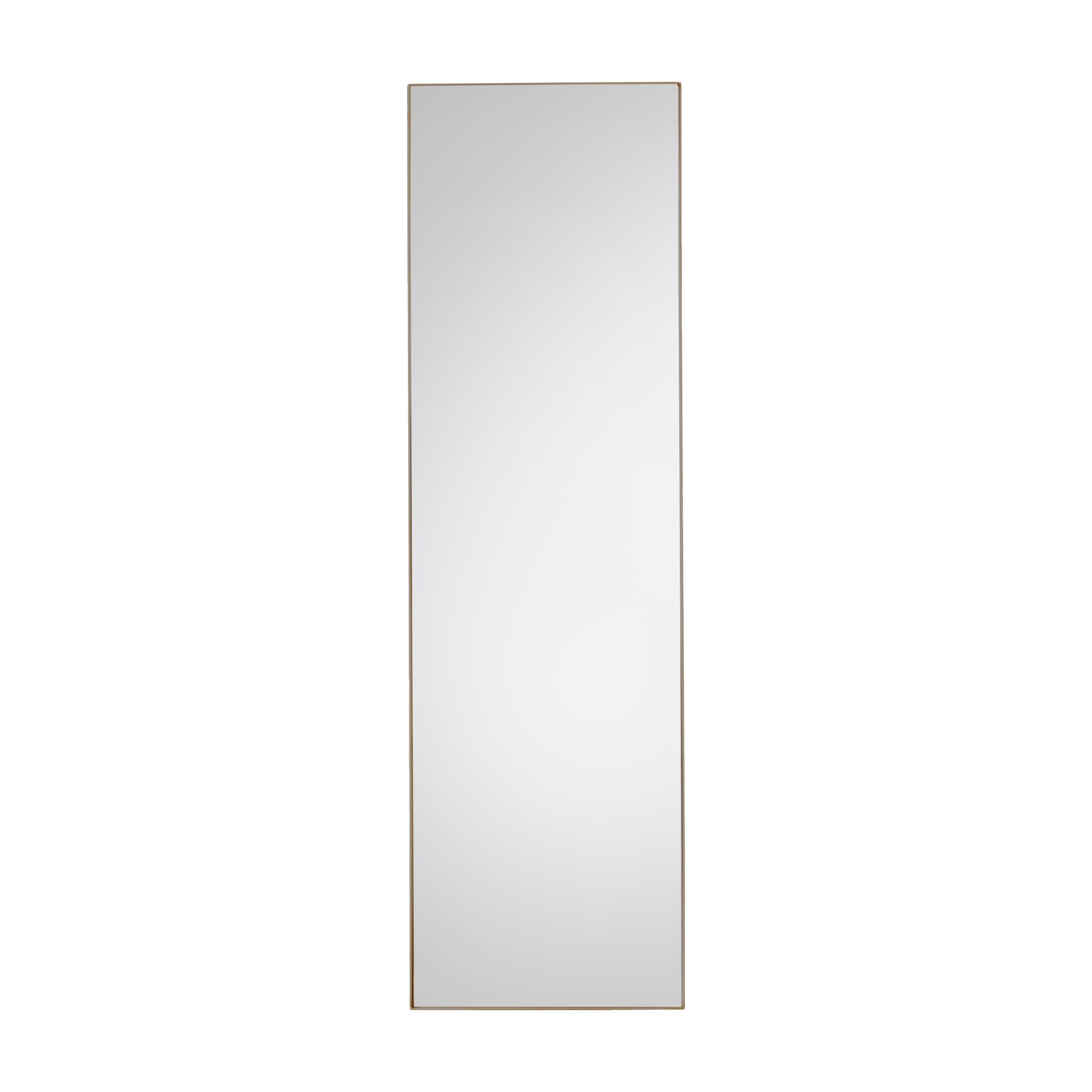 Mura Albert Rectangle Full Length Leaner Mirror - Brushed Bronze
