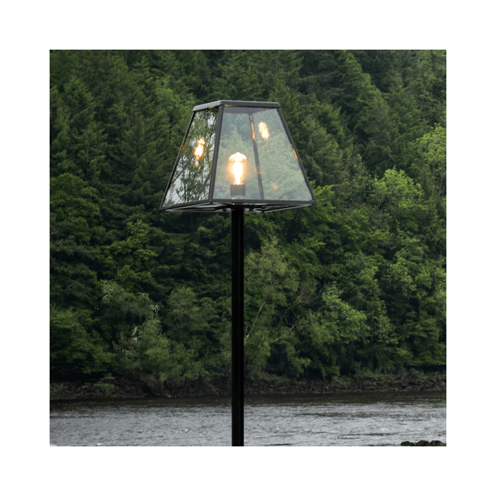 Harte Contemporary 2.7m Lamp Post - Galvanised Steel