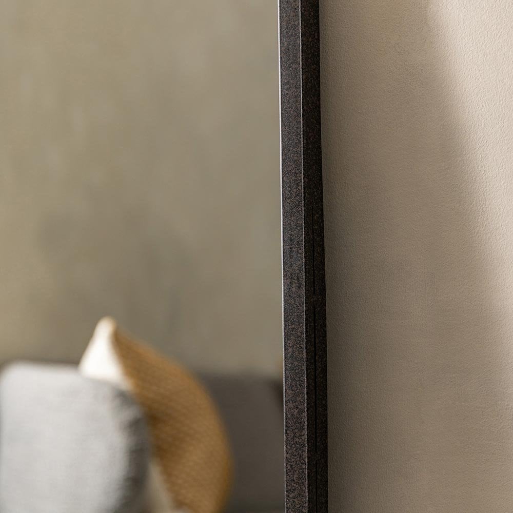 Mura Carr Tapered Full Length Leaner Mirror - Matt Black