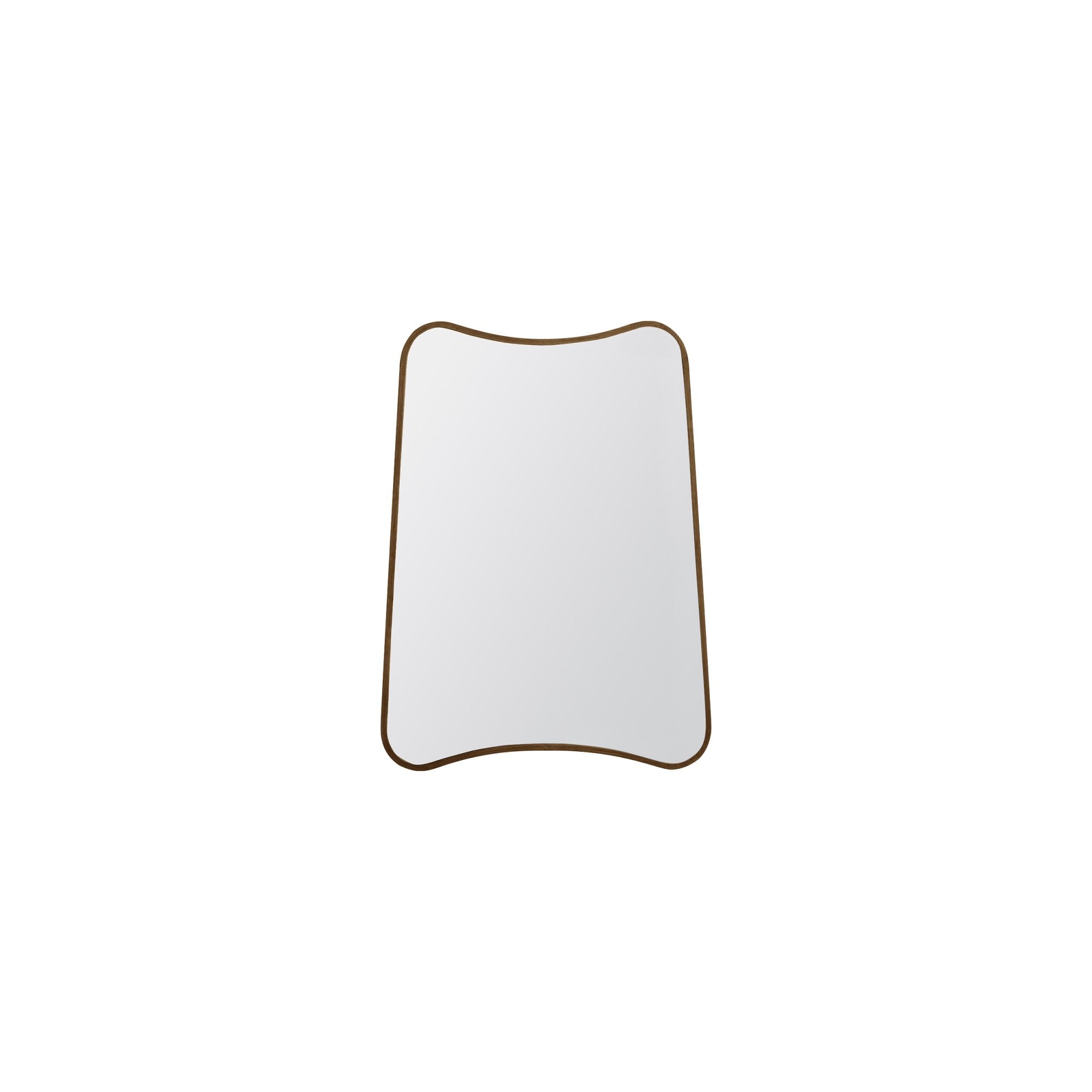 Mura Carr Tapered Rectangle Wall Mirror - Distressed Gold