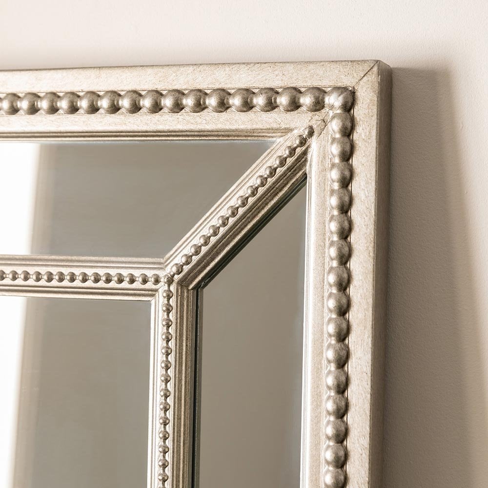 Mura Whatley Full Length Leaner Wall Mirror - Aged Pewter