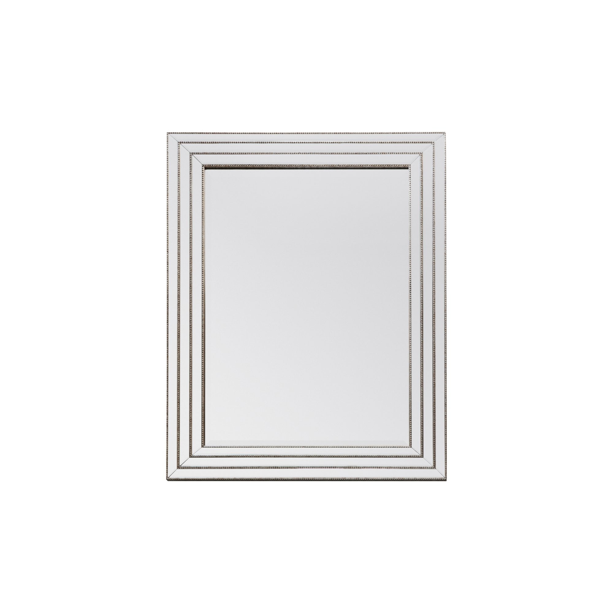 Mura George Triple Frame Wall Mirror - Antique Silver