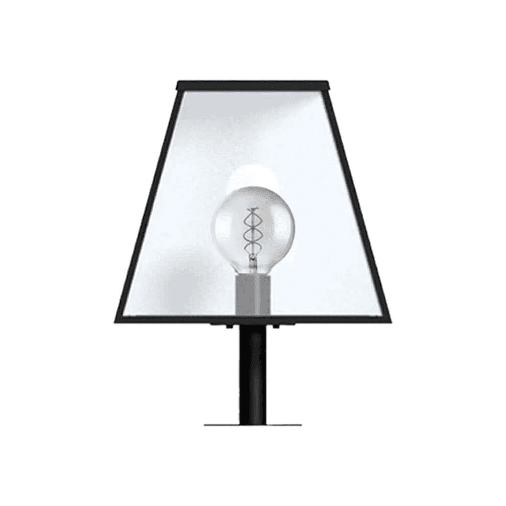 Harte Contemporary 0.53m Pier Light - Galvanised Steel