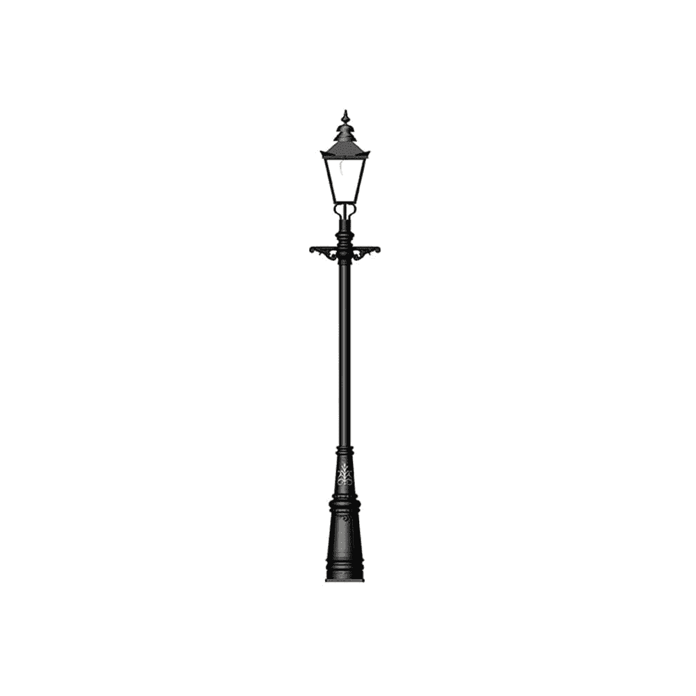 Harte Victorian Traditional 3.5m Lamp Post - Cast Iron