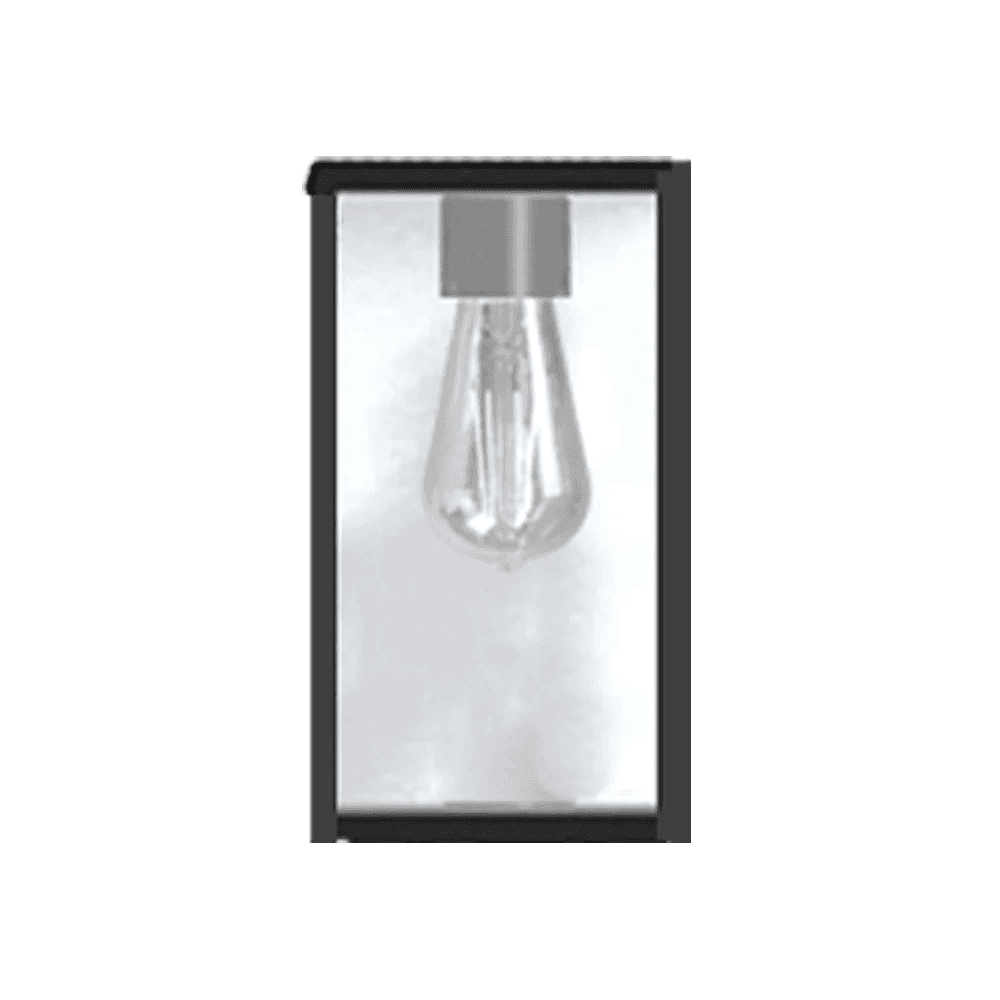 Harte Contemporary 0.29m Flushed Mounted Wall Light - Galvanised Steel