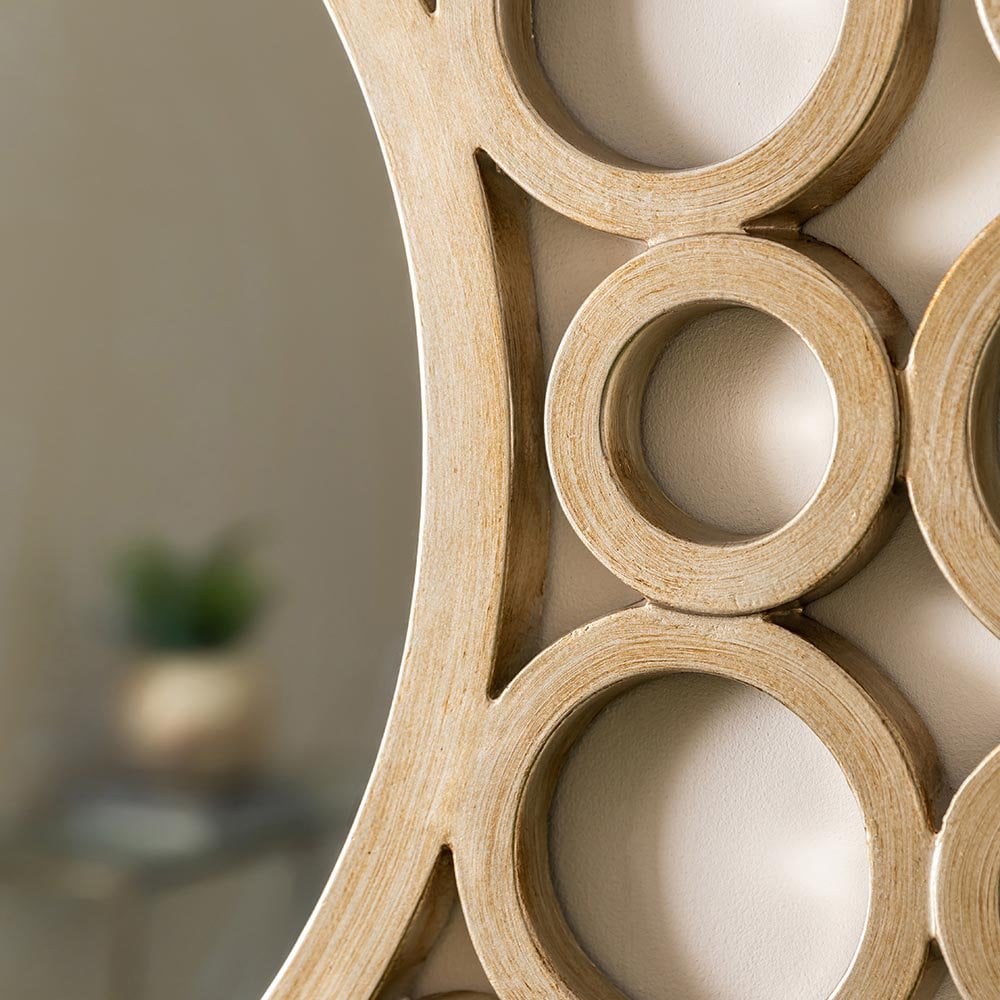 Mura Hoddle Round Wall Mirror - Warm Gold