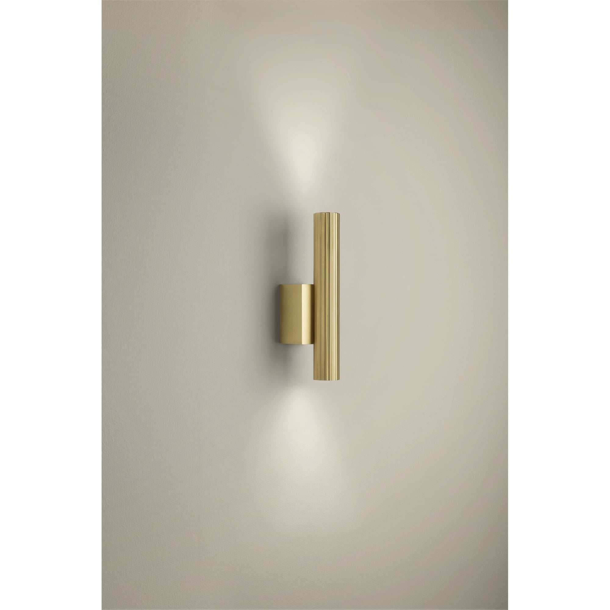 LedsC4 Prolix Up & Down Wall Light - Matte Gold