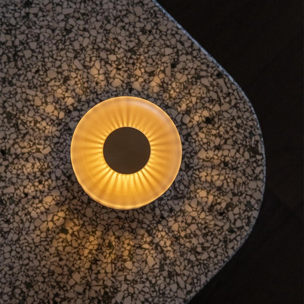 Humble Firefly Table Lamp - Gold & Frosted Glass